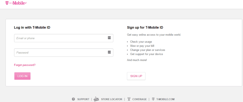 T-Mobile Screen Login Guide