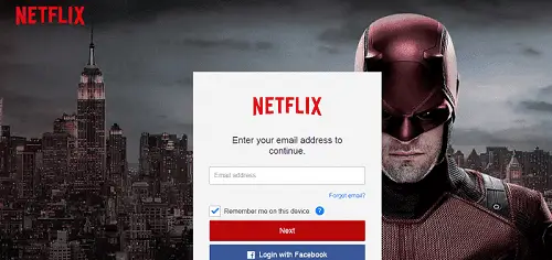 Official Netflix Login Landing Page