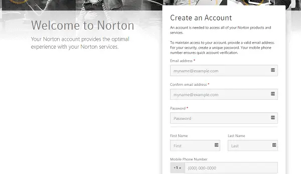 Norton Account Login
