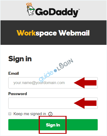 Godaddy Webmail Login Guide Step 2