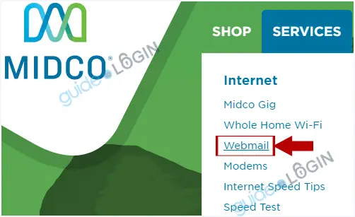 Midco.com Webmail Login Step 1
