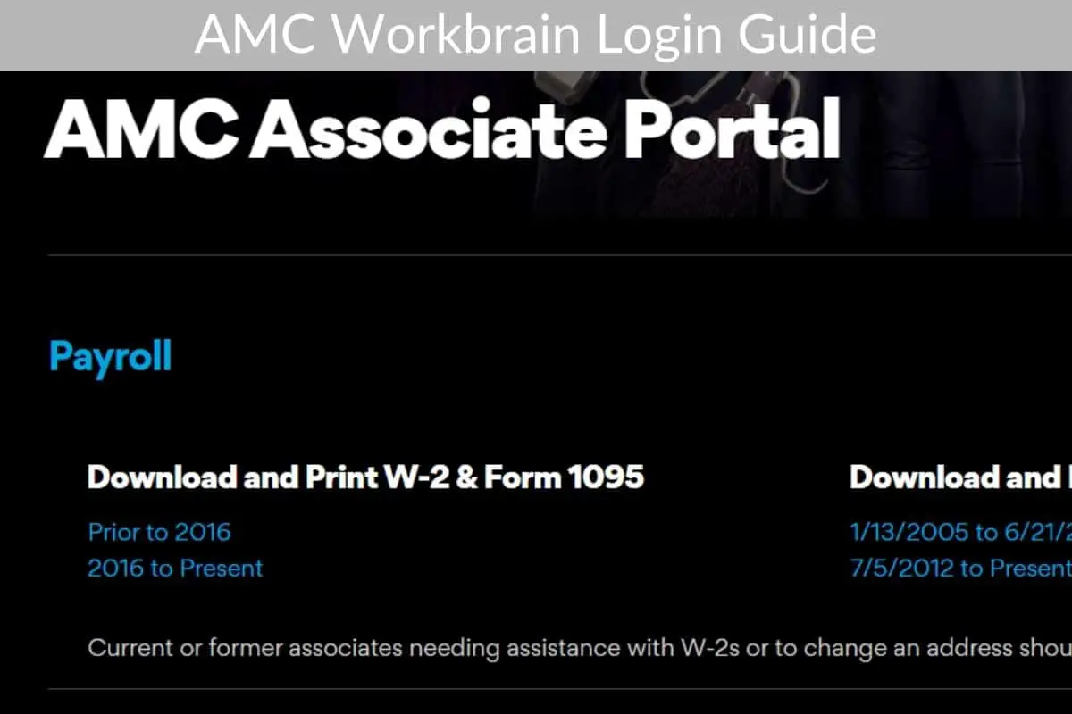 AMC Workbrain Login Guide