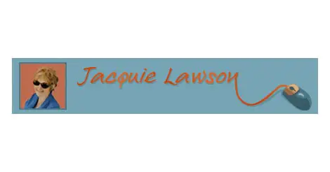 logo of jacquie lawson