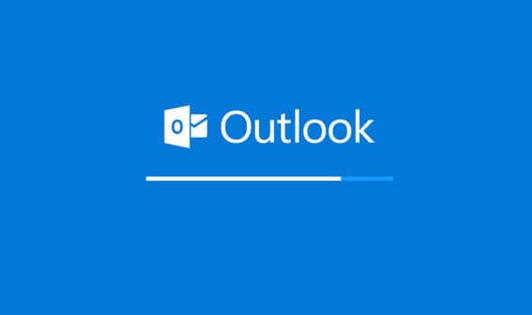 Outlook express loading screen