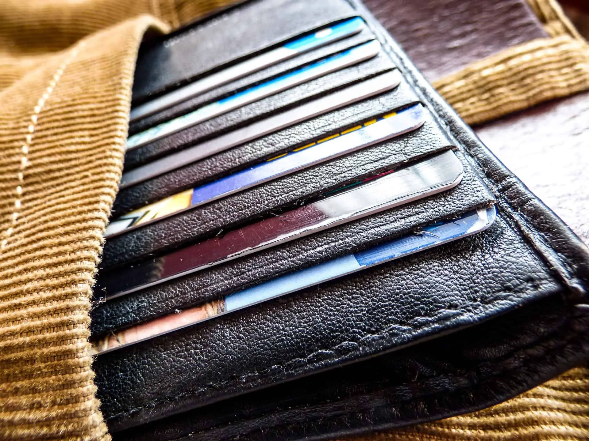 pants wallet credit card manly